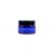 Słoik szklany niebieski 15 ml z czarną nakrętką